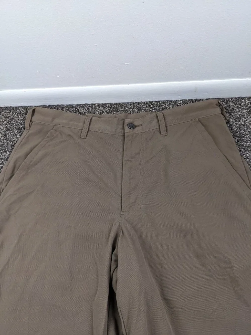 Patagonia Stand Up Pants Brown Nylon Canvas Workwear Mens 36x32 56130 2008